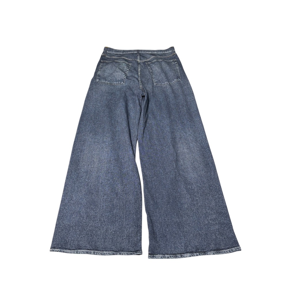 NWT Rag & Bone Miramar Sofie High Rise Ankle Wide Leg Faux Denim 32X30 $238 - Picture 6 of 13